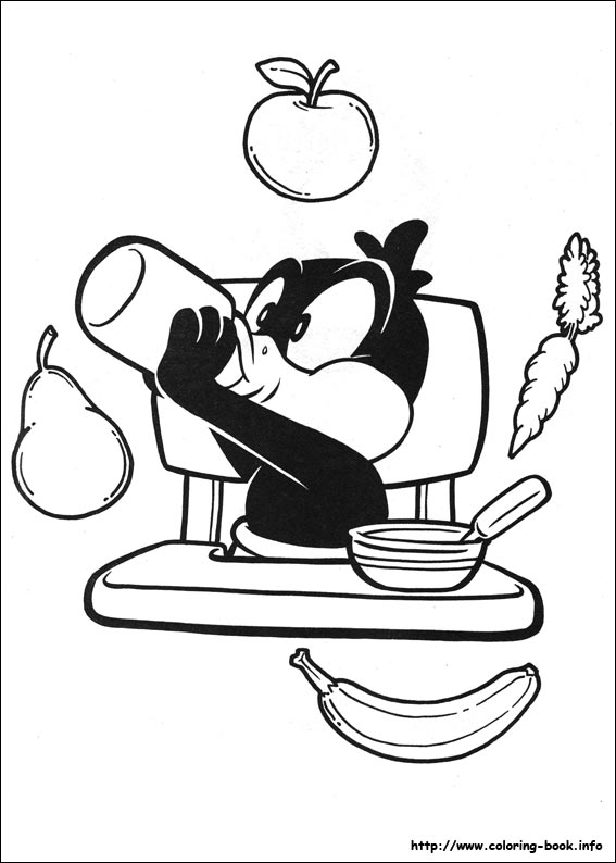 Baby Looney Tunes coloring picture